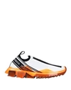 Dolce & Gabbana Sneakers In Orange