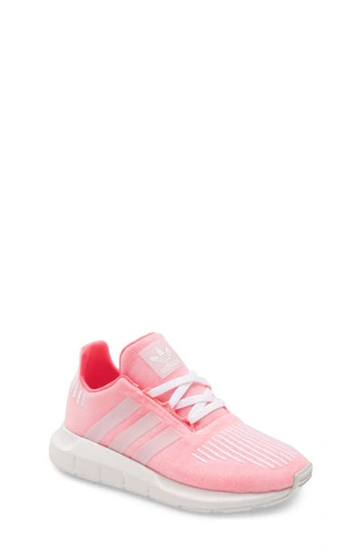 Adidas Originals Kids' Swift Run Sneaker In Shock Red/ White