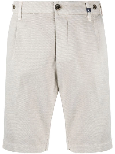 Myths Textured Bermuda Shorts In Neutrals