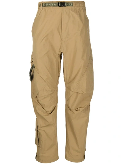 Maharishi Panelled Utility Trousers In Green
