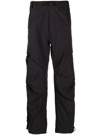 Maharishi Panelled Utility Trousers In Black