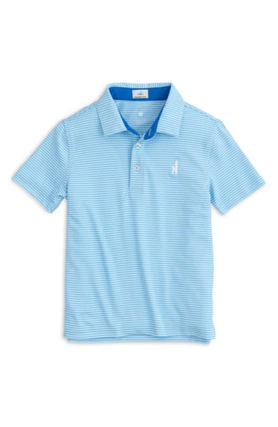 Johnnie-o Boys' Merrins Polo Shirt - Little Kid, Big Kid In Gulf Blue