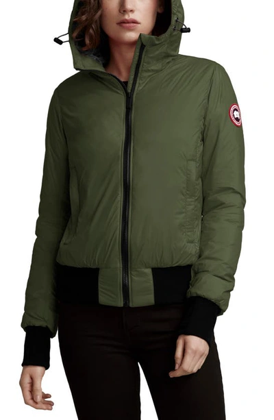 Canada Goose Dore Packable Hooded Down Jacket In Military Green