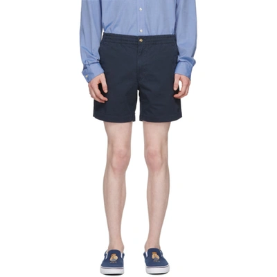 Polo Ralph Lauren Prepster Elasticated Linen-blend Shorts In Ink