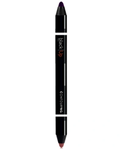 Black Up Ombre Lips Double-ended Contour Pencil In Contl03 Plum And Nude