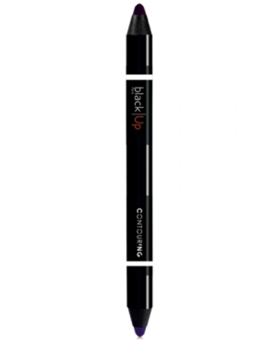 Black Up Ombre Lips Double-ended Contour Pencil In Contl01 Black And Purple
