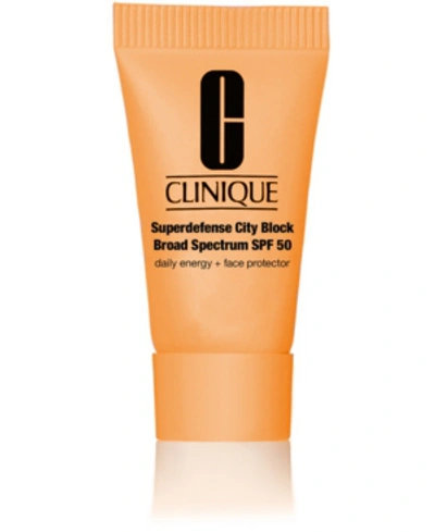 Clinique Receive A Free Super Defense City Block With Any $50  Purchase!