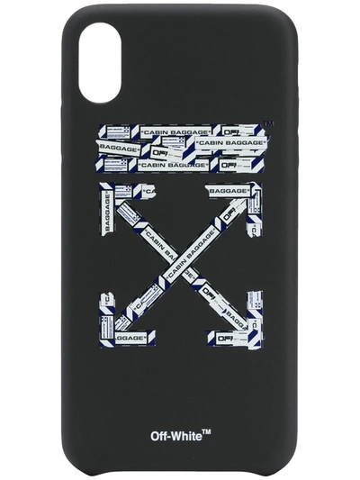 Off-white Airport Tape Pvc Iphone X/xs Cover In Black