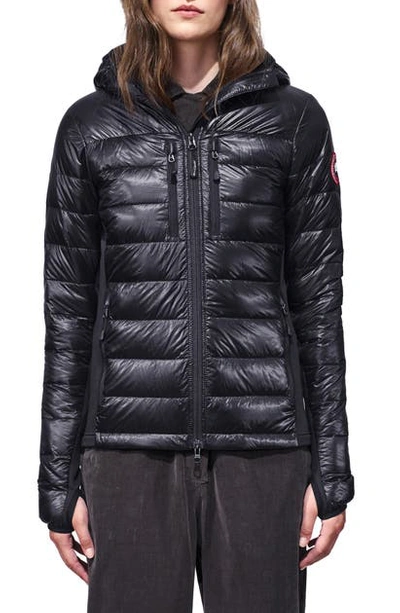 Canada Goose Hybridge Lite Hooded Packable Down Jacket In Navy