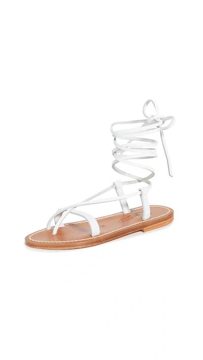 K.jacques Triserias Sandals In Pul Blanc