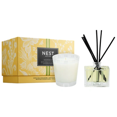 Nest New York Grapefruit Petite Candle & And Diffuser Set
