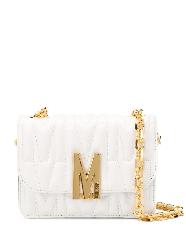 white quilted crossbody bag