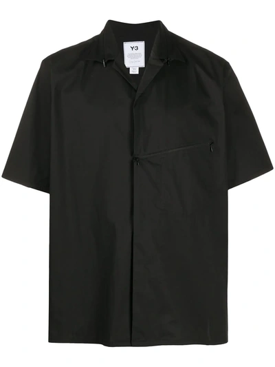 Y-3 Black Short Sleeves Shirt