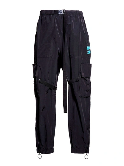 Off-white Off Parachute Cargo Pant In Black