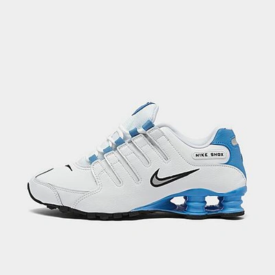 Nike Men's Shox Nz Eu Casual Shoes In White
