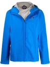 Patagonia Torrentshell 3l Waterproof Recycled H2no Performance Standard Ripstop Hooded Jacket In Blue