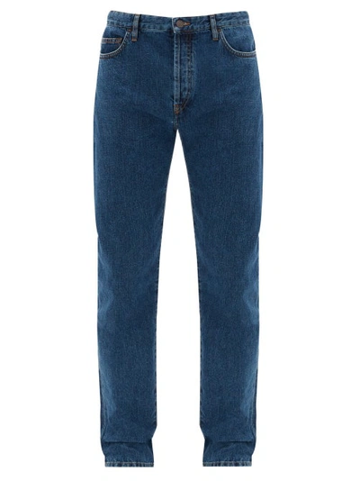 The Row Irwin Slim-fit Stretch-denim Jeans In Blue