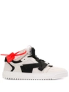 Off-white Men's Off Court Suede Arrow Sneakers In Beige Black