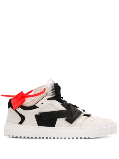 Off-white Men's Off Court Suede Arrow Trainers In Beige Black