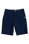 Quiksilver Kids' Union Amphibian Board Shorts In Navy Blazer