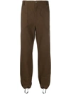 Gucci Harem-style Mid-rise Trousers In Brown