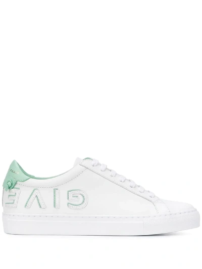 Givenchy Reverse Logo Sneakers In White