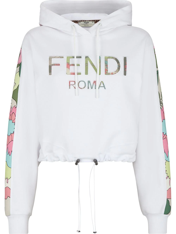 white fendi crop top