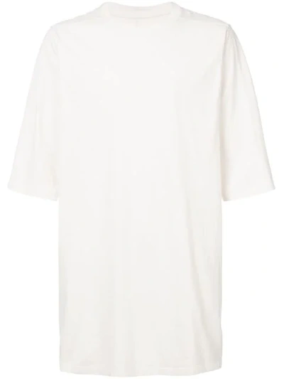 Rick Owens Double Cotton Jersey T-shirt, Milk