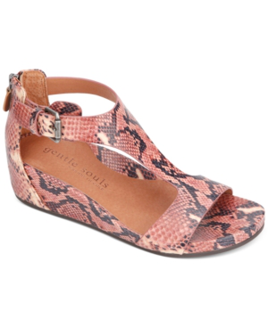 gentle souls by kenneth cole women's gisele wedge sandals