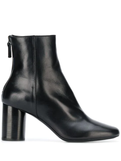 ankle boots with notched sole sandro
