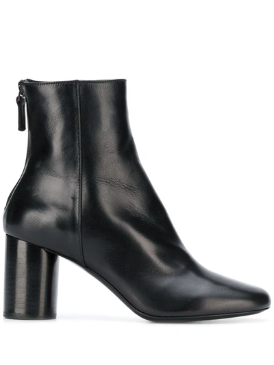 Sandro Womens Black Leather Ankle Boots 38