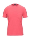 Drumohr T-shirts In Coral
