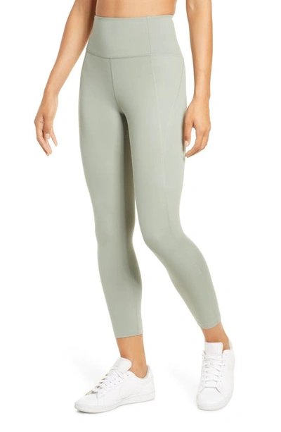 Girlfriend Collective High Waist 7/8 Leggings In Agave