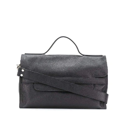 Zanellato Black Leather Travel Bag