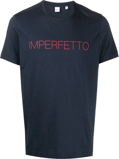 Aspesi Imperfetto T-shirt In Dark Blue