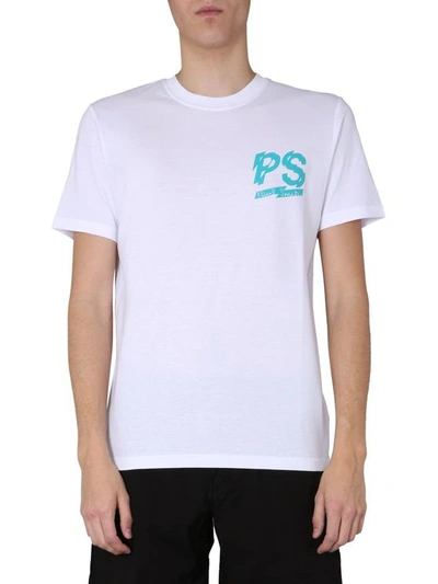 Ps By Paul Smith Round Neck T-shirt In White