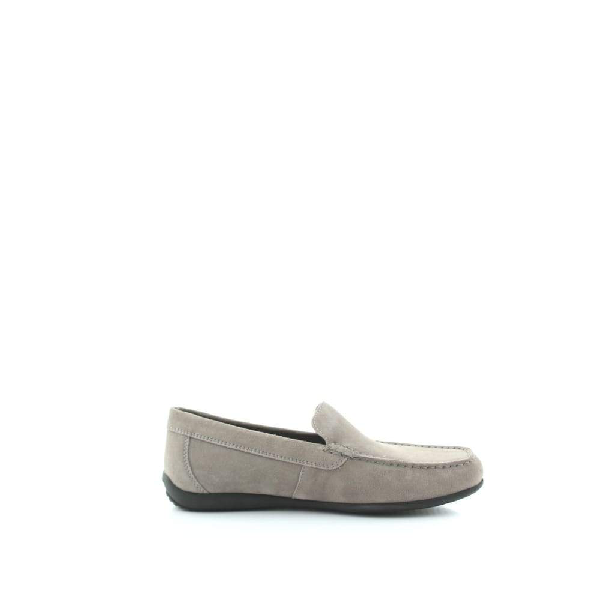 Geox Men's Grey Suede Loafers | ModeSens