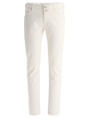 Jacob Cohen Mens White Cotton Pants
