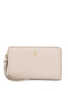 Marc Jacobs Pink Leather Wallet In Neutrals