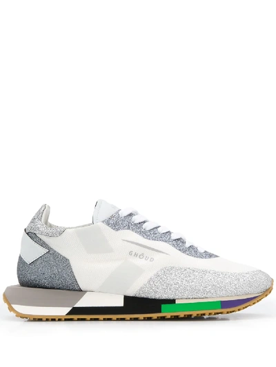 Ghoud Glitter Panel Low-top Trainers In White