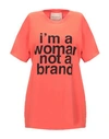 Erika Cavallini T-shirts In Orange