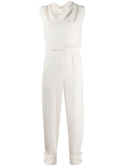 Pinko Women's White Polyester Jumpsuit