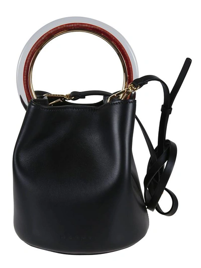 Marni Women's Black Leather Handbag