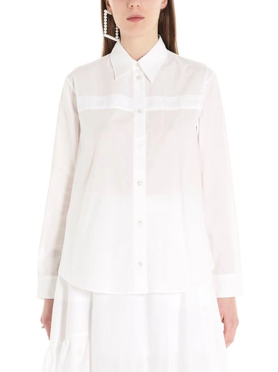 Maison Margiela Women's White Cotton Shirt