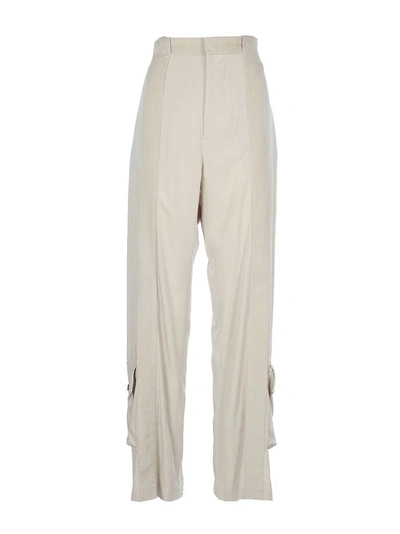 Bottega Veneta Women's Beige Viscose Pants