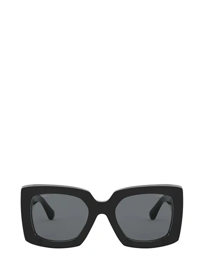 Pre-owned Chanel Women's Black Acetate Sunglasses
