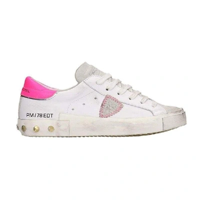 Philippe Model Women's White Leather Sneakers