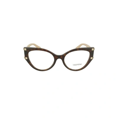 Valentino Garavani Valentino Women's Va30445002 Brown Acetate Glasses