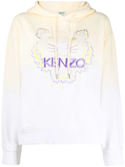 Kenzo Sweatshirt Mit Logo In Neutrals