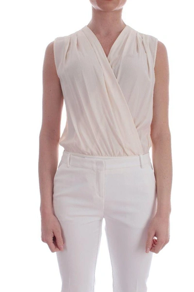 Pinko Women's White Acetate Bodysuit